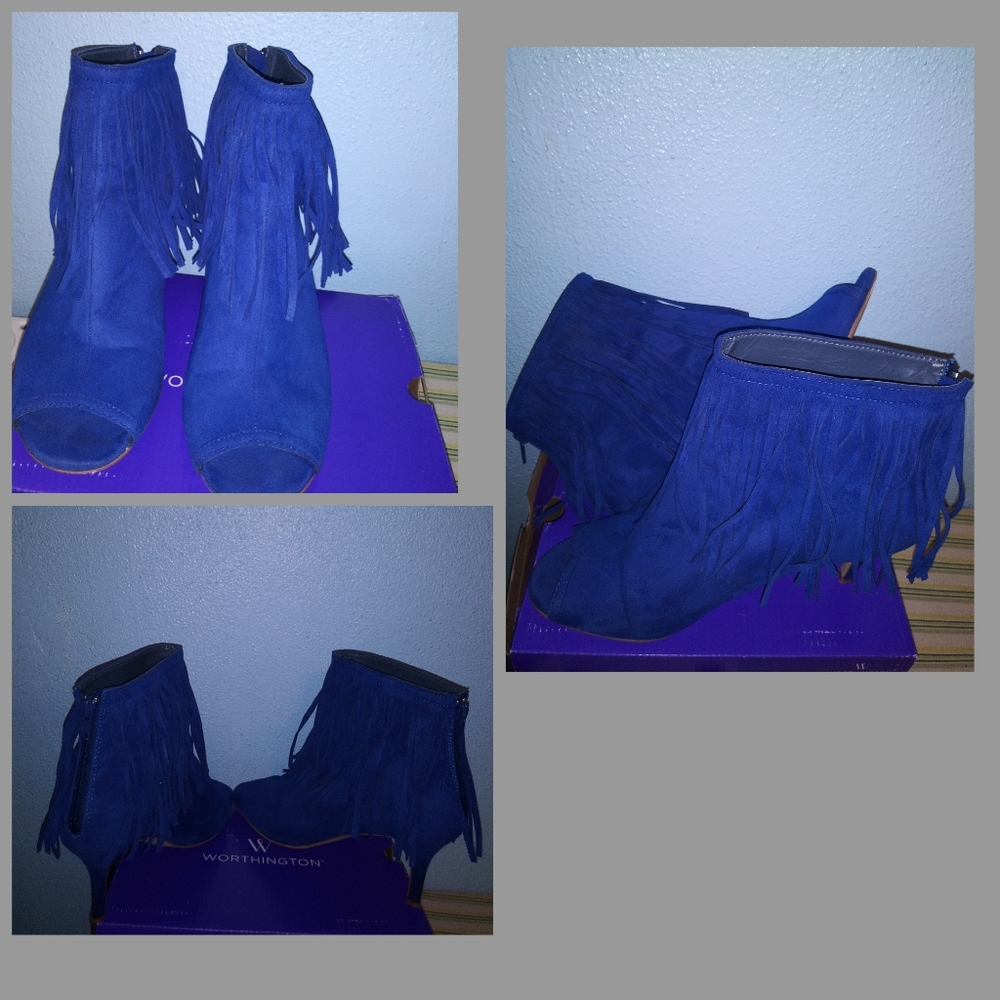 Blue Women Heels